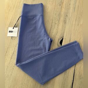 Beach Riot Piper Legging Periwinkle Waffle Size Large New With Tags